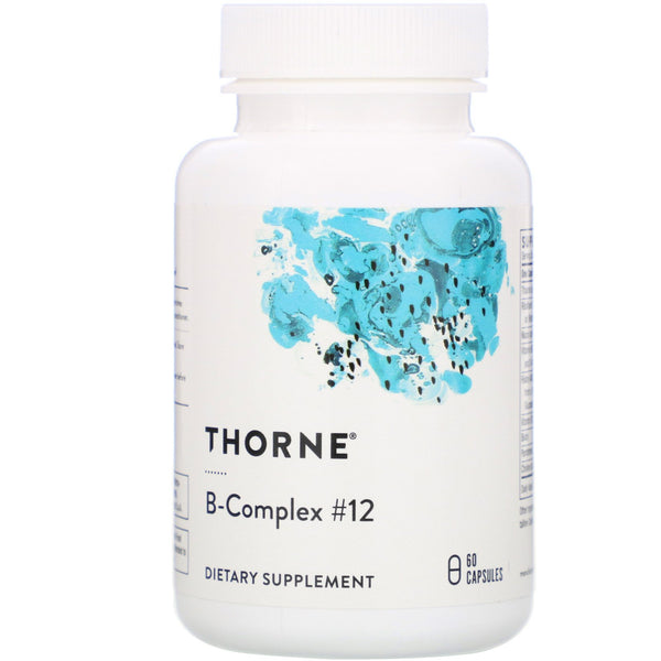 Thorne Research, B-Complex #12, 60 Capsules - The Supplement Shop