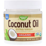 Nature's Way, Organic Coconut Oil, Extra Virgin, 16 oz (448 g) - The Supplement Shop