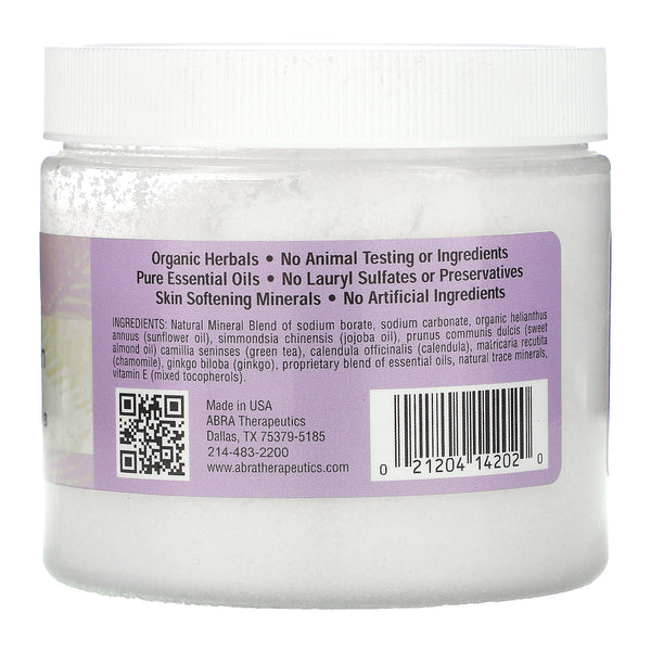 Abra Therapeutics, Natural Body Scrub, Deep Relaxation, Lavender and Melissa, 12 oz (340 g) - The Supplement Shop