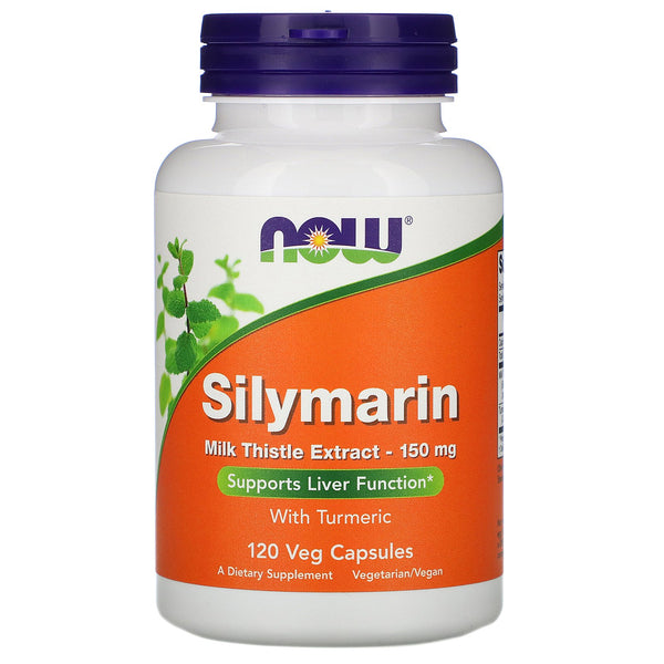 Now Foods, Silymarin, Milk Thistle Extract, 150 mg, 120 Veg Capsules - The Supplement Shop