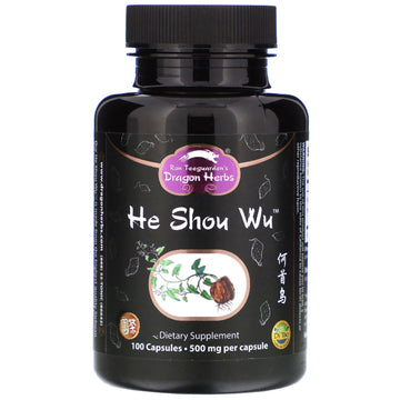 Dragon Herbs, He Shou Wu™, 500 mg, 100 Capsules