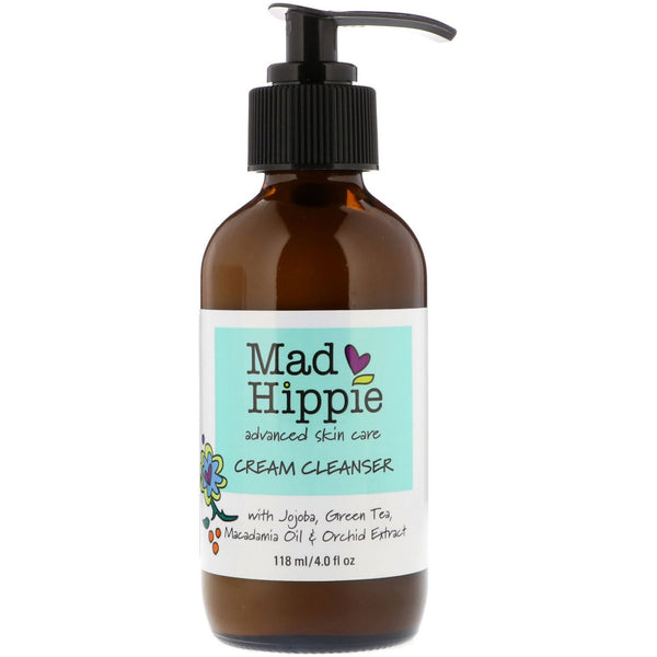 Mad Hippie Skin Care Products, Cream Cleanser, 13 Actives, 4.0 fl oz (118 ml) - The Supplement Shop
