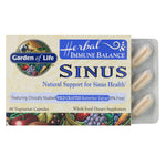 Garden of Life, Herbal Immune Balance, Sinus, 60 Vegetarian Capsules - The Supplement Shop