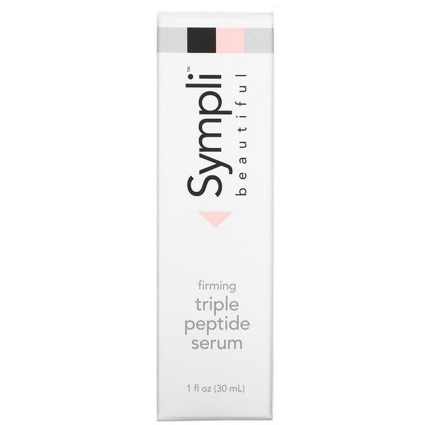 Sympli Beautiful, Firming Triple Peptide Serum, 1 fl oz (30 ml) - The Supplement Shop