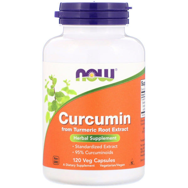 Now Foods, Curcumin, 120 Veg Capsules - The Supplement Shop