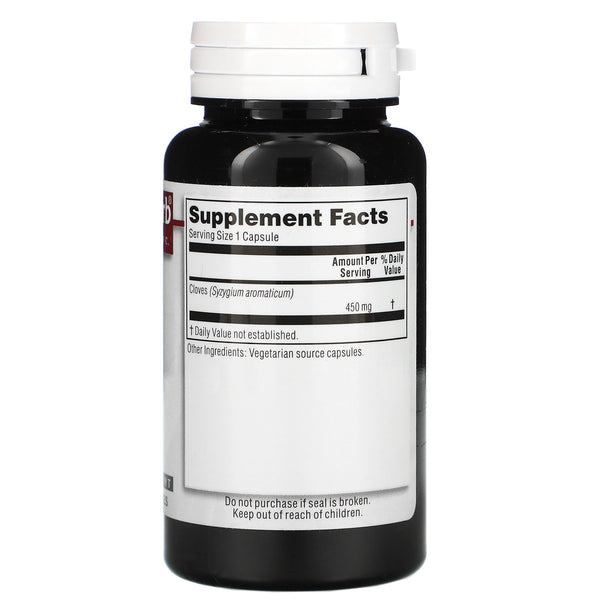 Kroeger Herb Co, Fresh Ground Cloves, 100 Vegetarian Capsules - The Supplement Shop