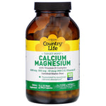 Country Life, Target-Mins Calcium Magnesium with Vitamin D Complex, 240 Vegan Capsules - The Supplement Shop