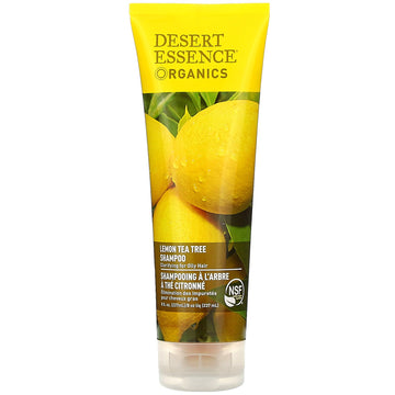 Desert Essence, Organics, Shampoo, Lemon Tea Tree, 8 fl oz (237 ml)