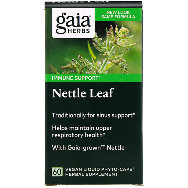 Gaia Herbs, Nettle Leaf, 60 Vegan Liquid Phyto-Caps - The Supplement Shop
