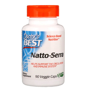 Doctor's Best, Natto-Serra, 90 Veggie Caps