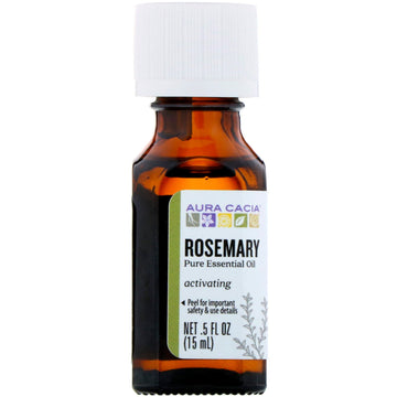 Aura Cacia, Pure Essential Oil, Rosemary, .5 fl oz (15 ml)