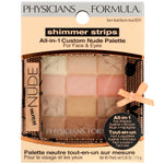 Physicians Formula, Shimmer Strips, All-in-1 Custom Nude Palette, Warm Nude, 0.26 oz (7.5 g) - The Supplement Shop