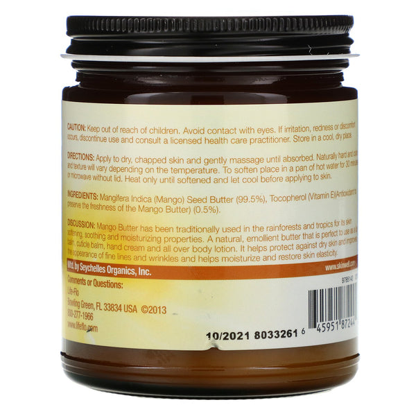 Life-flo, PureMango Butter, Expeller Pressed, 9 fl oz (266 ml) - The Supplement Shop