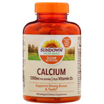 Sundown Naturals, Calcium Plus Vitamin D3, 1,200 mg, 170 Softgels - The Supplement Shop