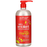 Alba Botanica, Very Emollient, Bath & Shower Gel, Honey Mango, 32 fl oz (946 ml) - The Supplement Shop