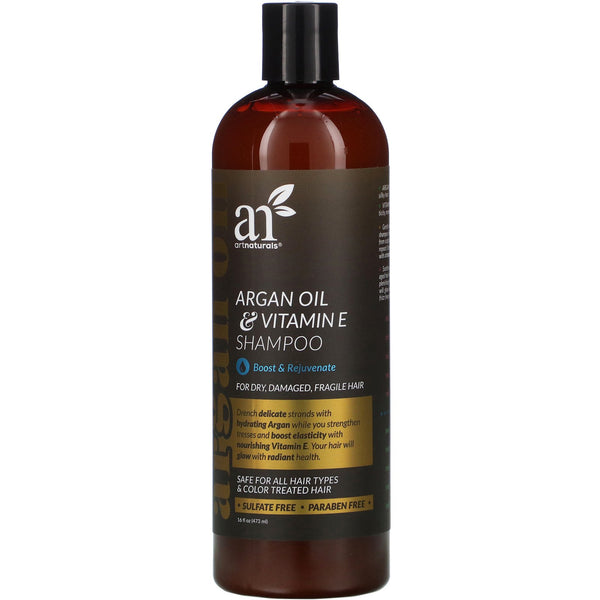 Artnaturals, Argan Oil & Vitamin E Shampoo, 16 fl oz (473 ml) - The Supplement Shop