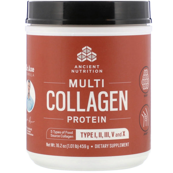 Dr. Axe / Ancient Nutrition, Multi Collagen Protein , 1.01 lb (459 g) - The Supplement Shop