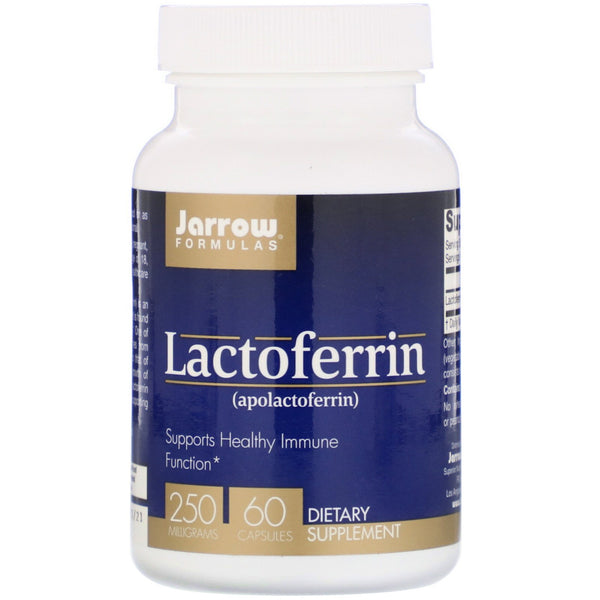 Jarrow Formulas, Lactoferrin, 250 mg, 60 Capsules - The Supplement Shop