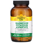 Country Life, Target-Mins Magnesium Potassium Aspartate, 180 Tablets - The Supplement Shop