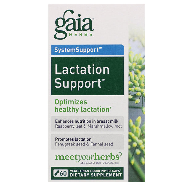 Gaia Herbs, SystemSupport, Lactation Support, 60 Vegetarian Liquid Phyto-Caps - The Supplement Shop