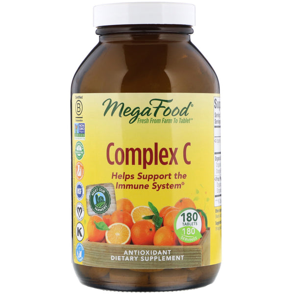 MegaFood, Complex C, 180 Tablets - The Supplement Shop