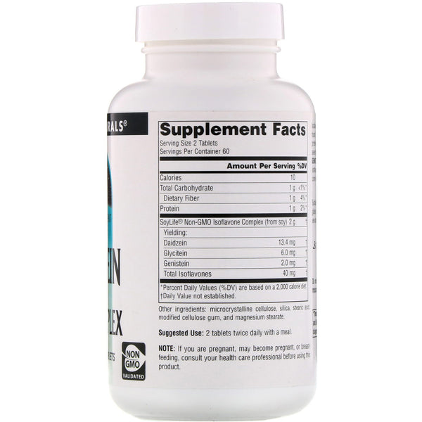 Source Naturals, Genistein Soy Complex, 1,000 mg, 120 Tablets - The Supplement Shop