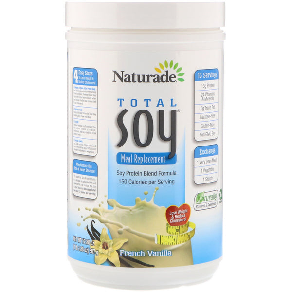 Naturade, Total Soy Meal Replacement, French Vanilla, 17.88 oz (507 g)