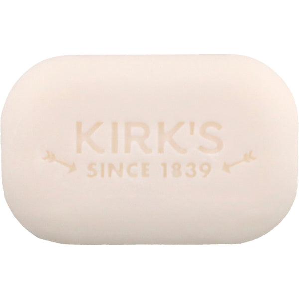 Kirk's, 100% Premium Coconut Oil Gentle Castile Soap, Fragrance Free, 3 Bars, 4 oz (113 g) Each - The Supplement Shop