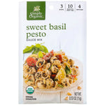 Simply Organic, Sweet Basil Pesto Sauce Mix, 12 Packets, 0.53 oz (15 g) Each