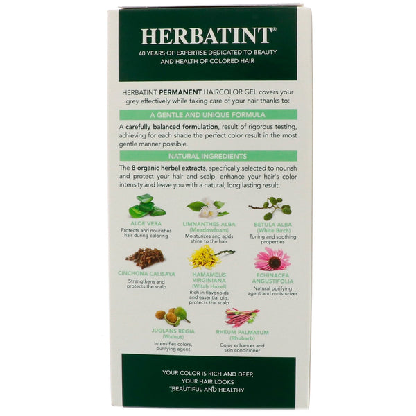 Herbatint, Permanent Haircolor Gel, 7D, Golden Blonde, 4.56 fl oz (135 ml) - The Supplement Shop