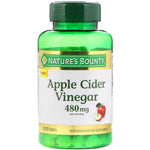 Nature's Bounty, Apple Cider Vinegar, 480 mg, 200 Tablets - The Supplement Shop