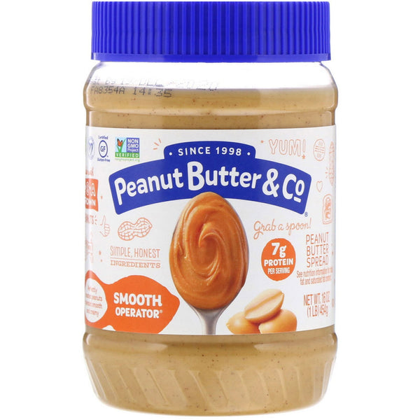 Peanut Butter & Co., Smooth Operator, Peanut Butter Spread, 16 oz (454 g) - The Supplement Shop