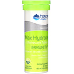 Trace Minerals Research, Max Hydrate Immunity, Effervescent Tablets, Lemon Lime, 1.59 oz (45 g) - The Supplement Shop