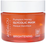 Andalou Naturals, Glycolic Mask, Pumpkin Honey, Brightening, 1.7 oz (50 g) - The Supplement Shop