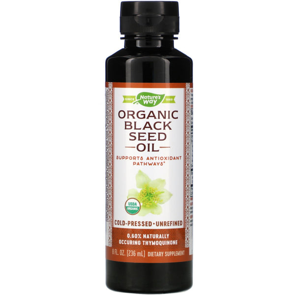 Nature's Way, Organic Black Seed Oil, 8 fl oz (236 ml) - The Supplement Shop