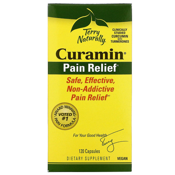 Terry Naturally, Curamin, Pain Relief, 120 Capsules - The Supplement Shop