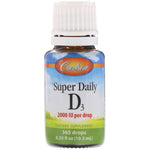 Carlson Labs, Super Daily D3, 2,000 IU, 0.35 fl oz (10.3 ml) - The Supplement Shop