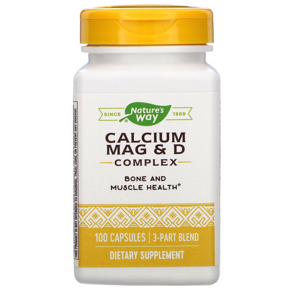Nature's Way, Calcium Mag & D Complex, 100 Capsules - The Supplement Shop
