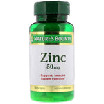 Nature's Bounty, Zinc, 50 mg, 100 Caplets - The Supplement Shop