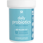 Sports Research, Daily Probiotics Delayed Release, 60 Billion CFU, 30 Veggie Capsules - The Supplement Shop