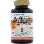 Nature's Plus, Source of Life, Animal Parade Gold, Children's Chewable Multi-Vitamin & Mineral Supplement, Natural Orange Flavor, 120 Animal Shaped Tablets - The Supplement Shop