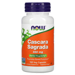 Now Foods, Cascara Sagrada, 450 mg, 100 Veg Capsules - The Supplement Shop
