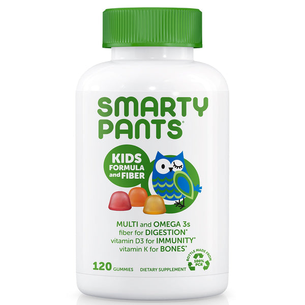 SmartyPants, Kid Formula and Fiber, 120 Gummies - The Supplement Shop