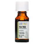 Aura Cacia, Pure Essential Oil, Tea Tree, .5 fl oz (15 ml) - The Supplement Shop