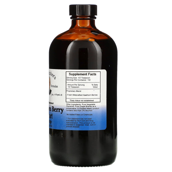 Christopher's Original Formulas, Hawthorn Berry Heart Syrup, 16 fl oz (472 ml) - The Supplement Shop