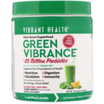 Vibrant Health, Green Vibrance +25 Billion Probiotics, Version 18.0, 5.82 oz (165 g) - The Supplement Shop