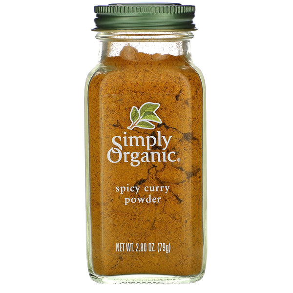 Simply Organic, Spicy Curry Powder, 2.80 oz (79 g) - The Supplement Shop