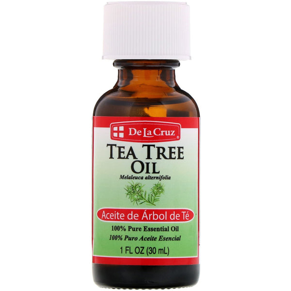 De La Cruz, Tea Tree Oil, 100% Pure Essential Oil, 1 fl oz (30 ml) - The Supplement Shop