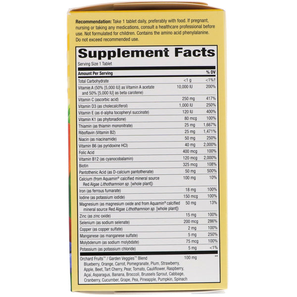 Nature's Way, Alive! Once Daily, Multi-Vitamin, 60 Tablets - The Supplement Shop