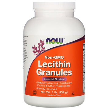 Now Foods, Lecithin Granules, Non-GMO, 1 lb (454 g)